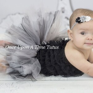 Black White Grey Tutu, Little Girls Tutu, Kids Tutus, Baby Tutu, Childrens Tutus, 1st Birthday Tutu, Birthday Tutu, Fancy Tutu Skirt, Kids