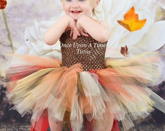 Autumn Tutu Dress, Halloween Costume, Toddler Tutu, Baby Girls Halloween Costume, Infant Tutu Dress, Toddler Costume, Kids Turkey Day Tutu