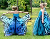 Bright Blue Butterfly Costume, Girls Monarch Butterfly, Toddler Butterfly Costume, Adult Butterfly Skirt, Kids Butterfly Costume Tutu Dress