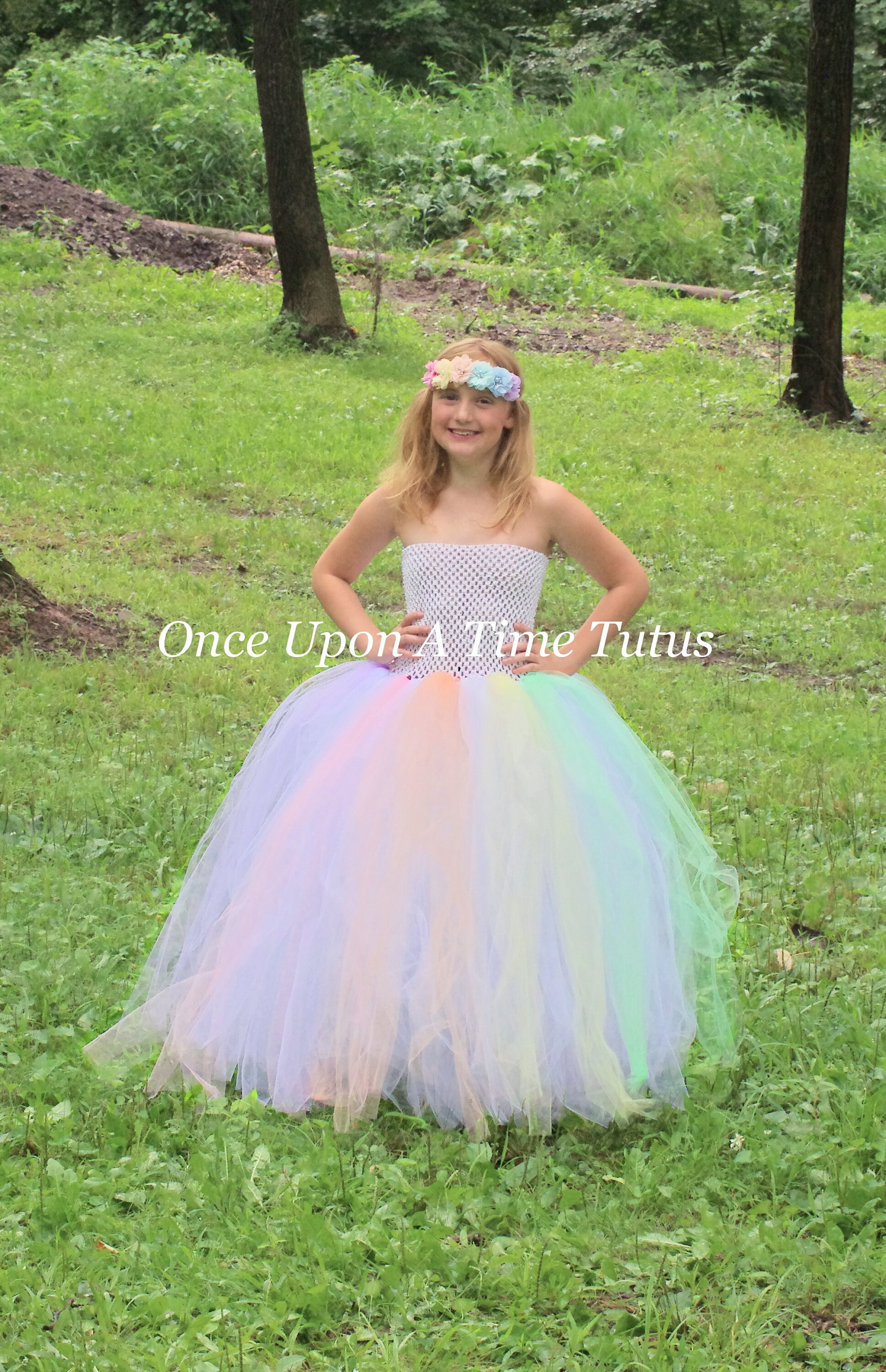 NEW Girls Unicorn Glitter Unicorn Rainbow Sleeveless Dress 2T 3T 4T 5T 6 7