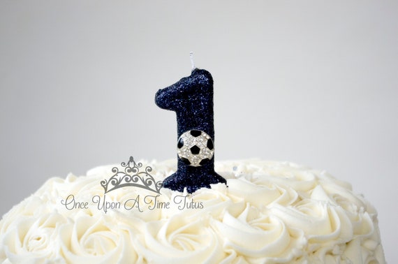 TOYVENTURES Candela di compleanno con numero nero, design 3D, decorazione per torta, per buon compleanno, anniversario di matrimonio (numero 1