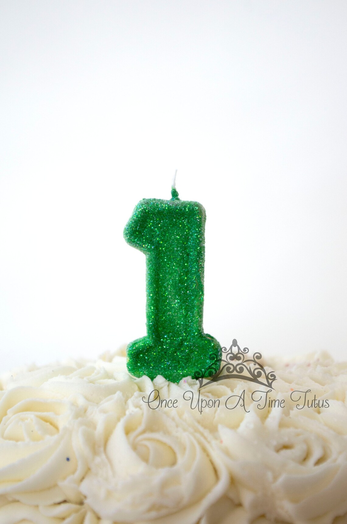 Green Birthday Candle Custom Kids Party Decor St Patricks Etsy