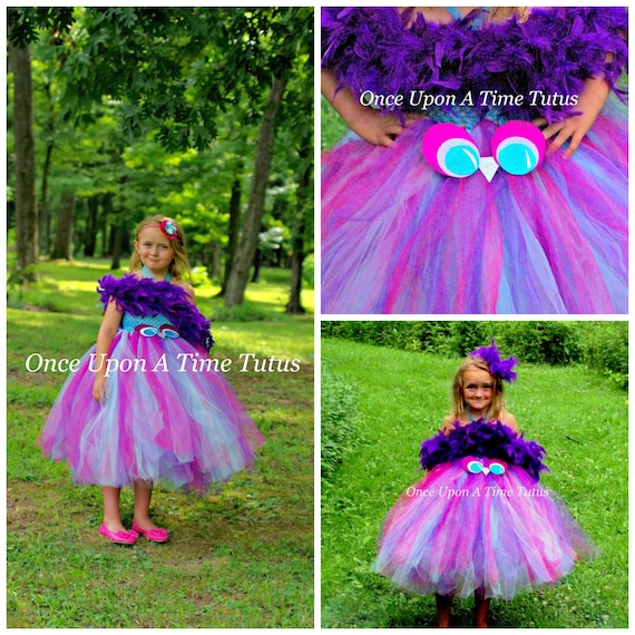 Brown Owl Feather Tutu Dress Girls 3 6 12 18 Months 2T 3T 4T 5 Halloween Costume