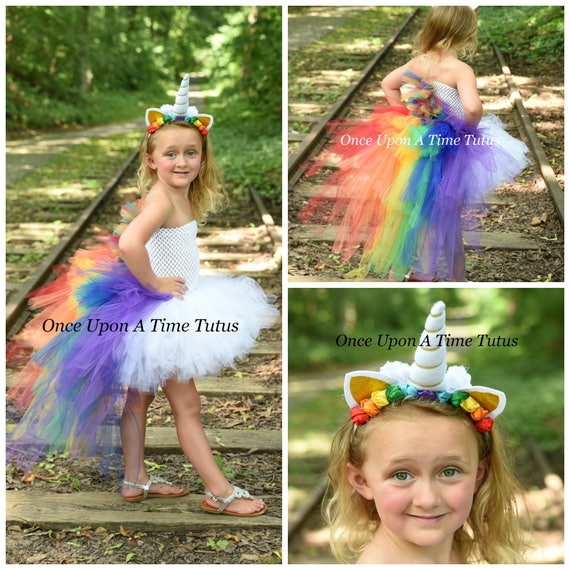 Robe déguisement licorne lumineuse fille | Une Licorne