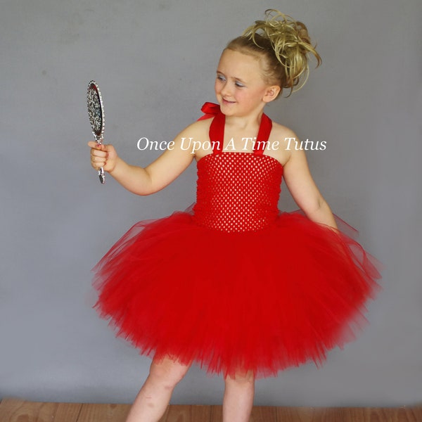 Red Tutu Dress, Christmas Tutu Dress, Valentines Day Dress, Birthday Outfit, Kids Tutu Dress, Little Girls Dress, Baby Girls Tutu, Toddler