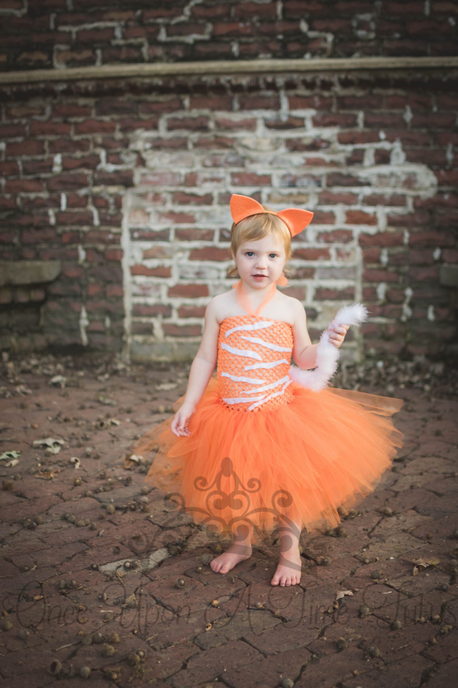 Orange Cat Costume Striped Cat Halloween Costume Kids Animal - Etsy