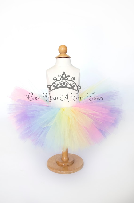 Pastel Rainbow Tutu, Kids Tutu, 1st Birthday Tutu, First Birthday