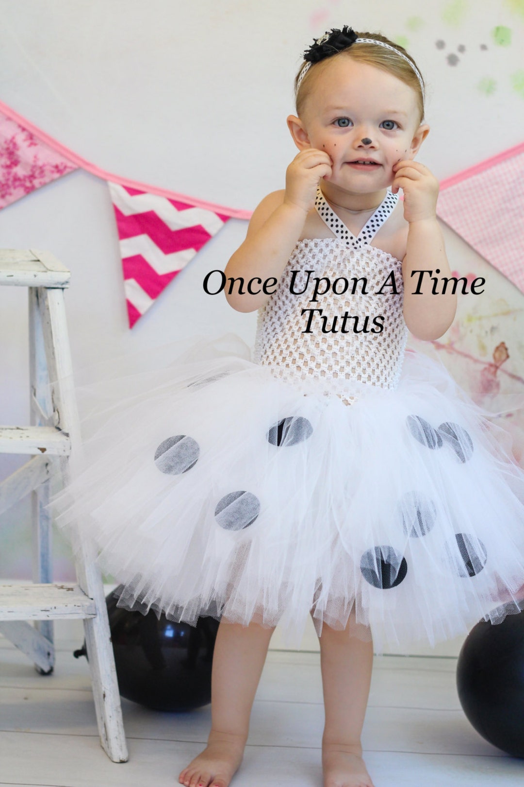 Dalmatian Dog Costume, Halloween Costume, Kids Animal Costume, Baby