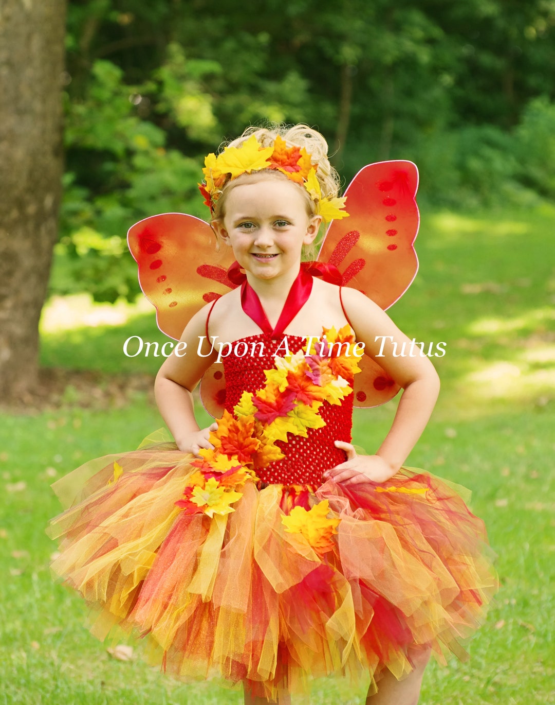Autumn Fairy Costume, Fairy Tutu Dress, Halloween Costume, Fall