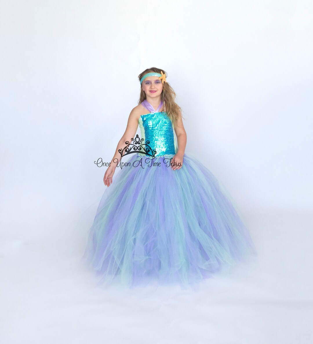 FAOWME Tutu Dreams Memaid Dress Outfits For Girls Birthday Party Dress Up Clothes Ifts Pink 5 6 Years