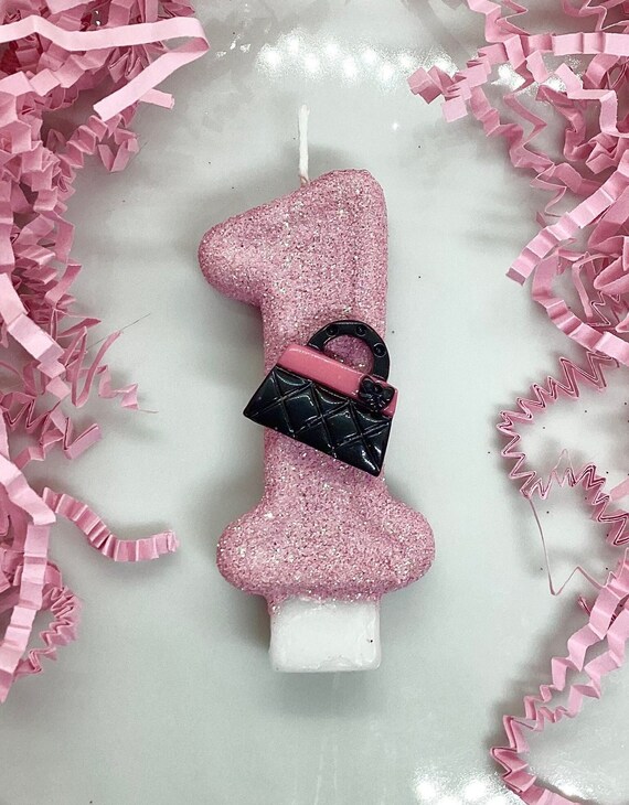 Bougie Pailletée Anniversaire Chiffre 0 - Décoration De Gâteau