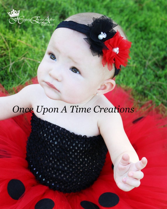 Baby Ladybug Costume, Infant Girl 1st Halloween Costume, Newborn