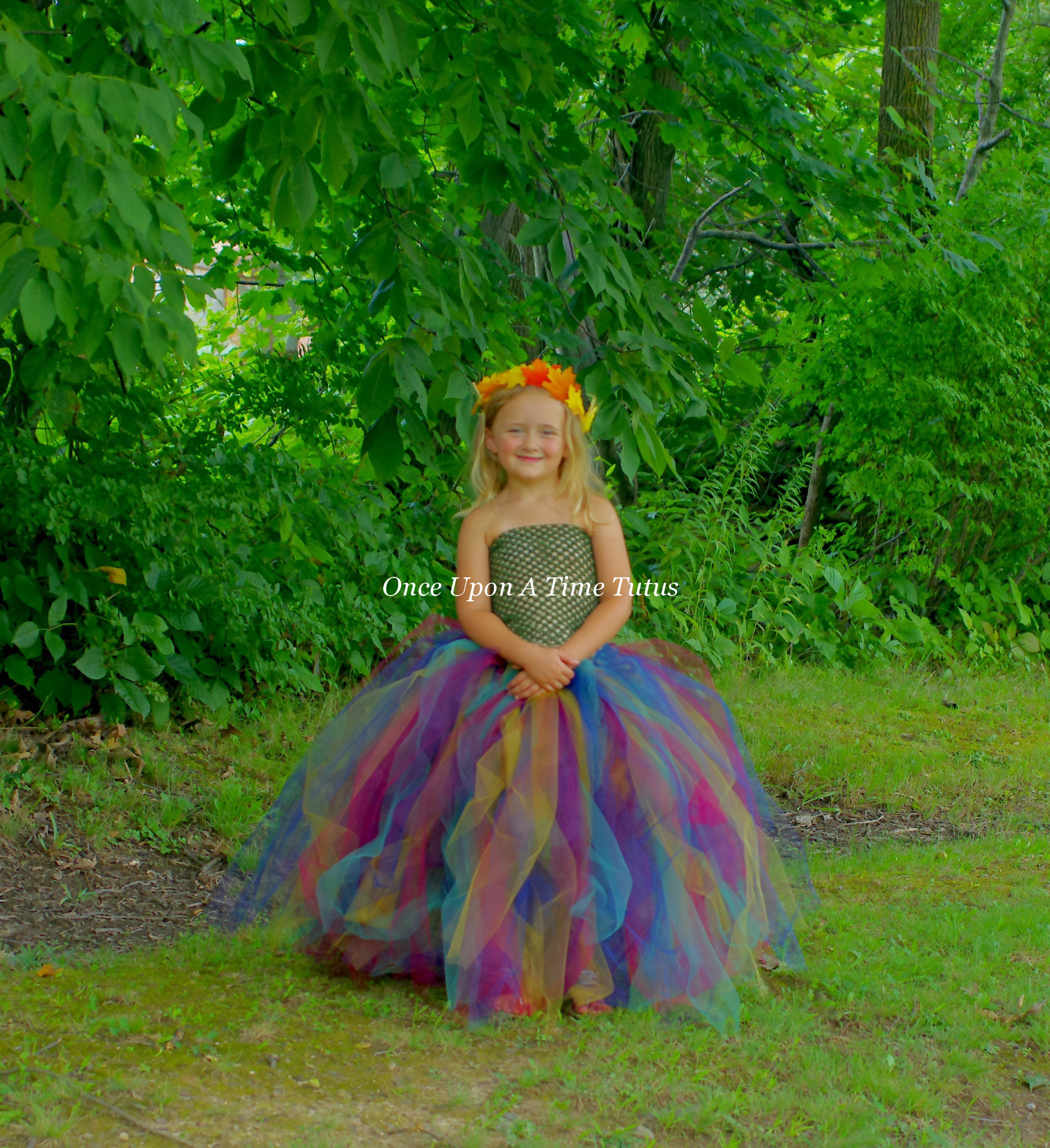 green nature dresses