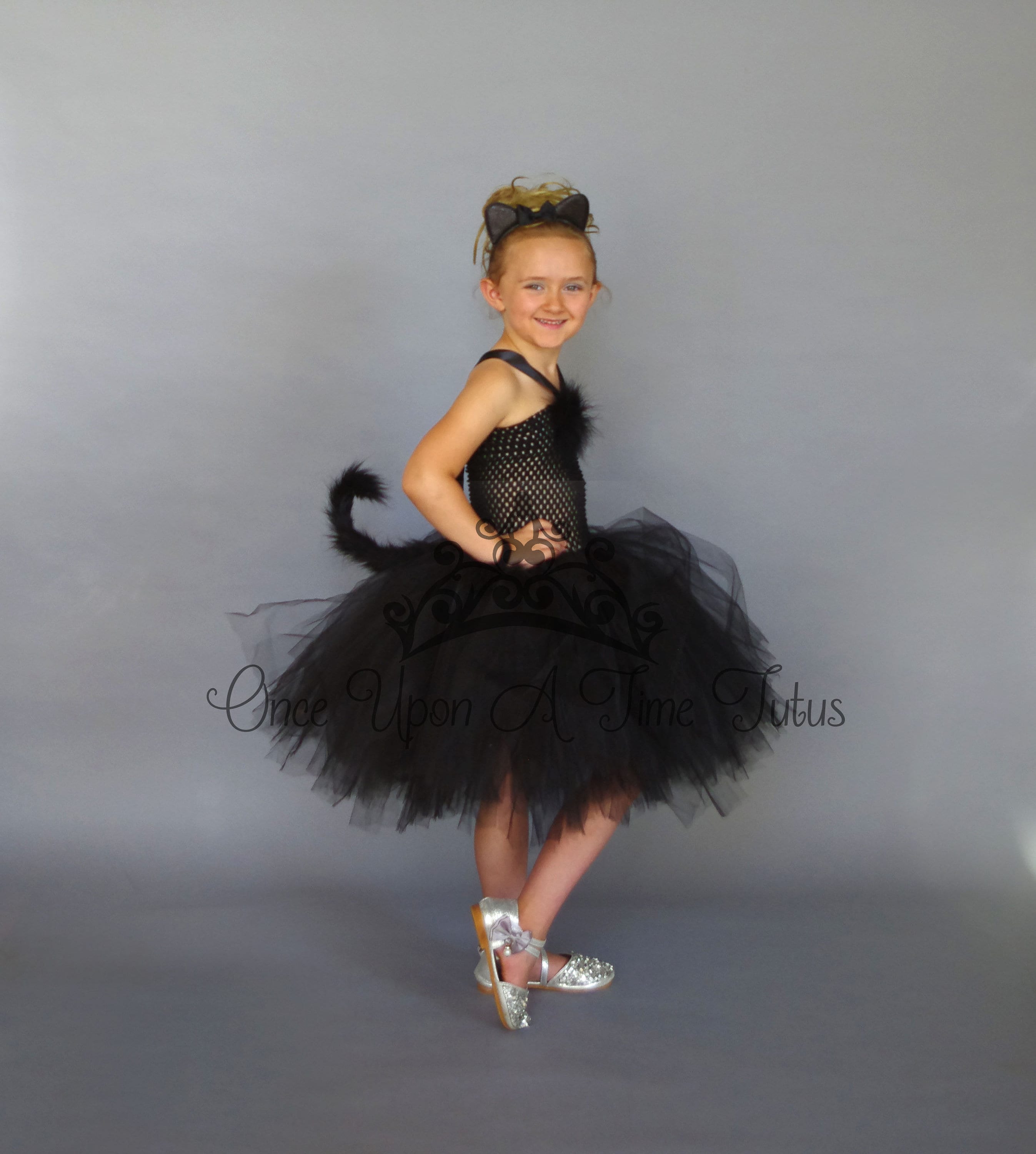 Déguisement Tutu Chat Noir Pour Filles De 8-10 Ans - Costume