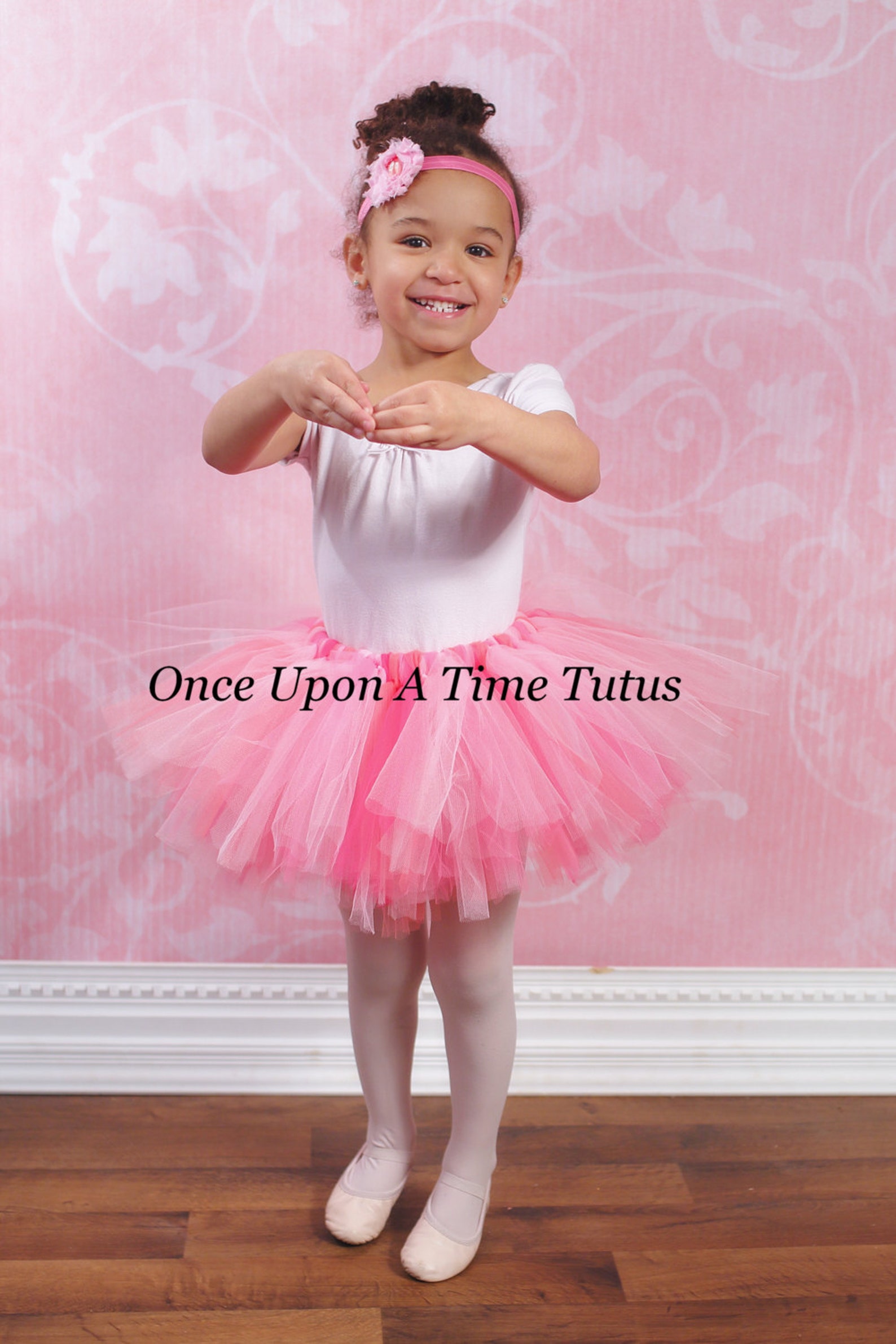 pink ballerina shoes headband - ballet girl ballerina hairbow - newborn baby little girl photo prop - light and hot pink shabby pink ballerina shoes headband - ballet girl ballerina hairbow - newborn baby little girl photo prop - light and hot pink shabby