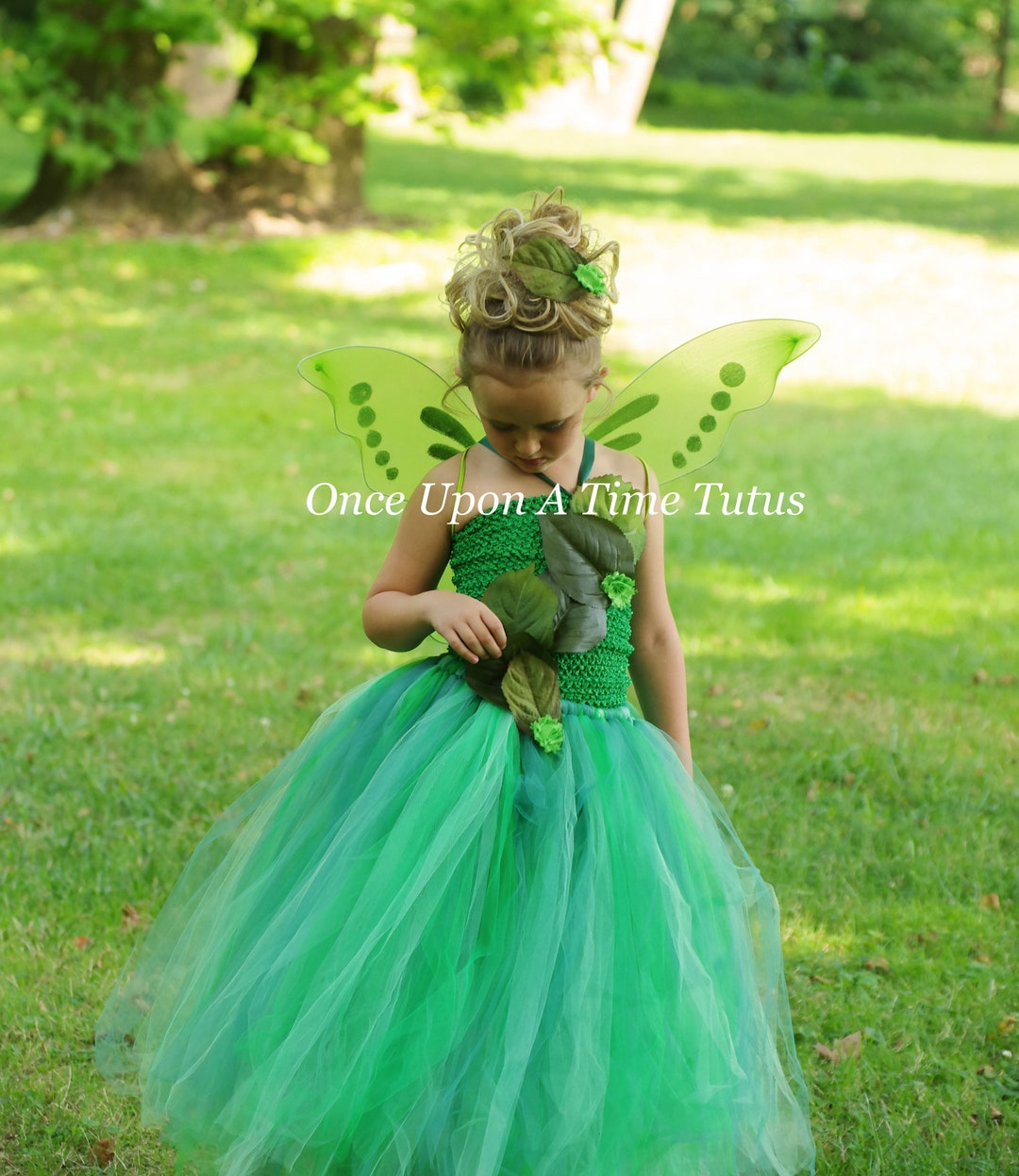 Nuovo Costume di Halloween Forest Green Spirit Principessa Fiore Fata  Angelo Costume Ds Performance Costume