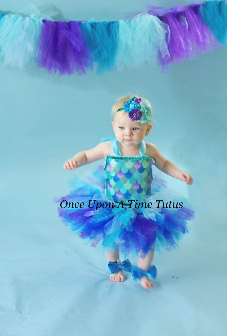 mermaid tutu birthday outfit