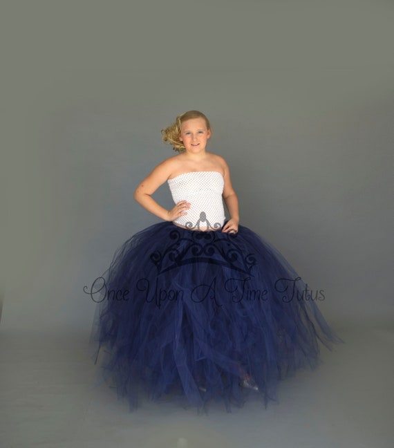 Long Navy Blue Tutu Skirt Little Girls Tulle Skirt Kids Tutu Skirt Wedding Flower Girl Skirt Full Length Tulle Skirt Winter Wedding Etsy Canada