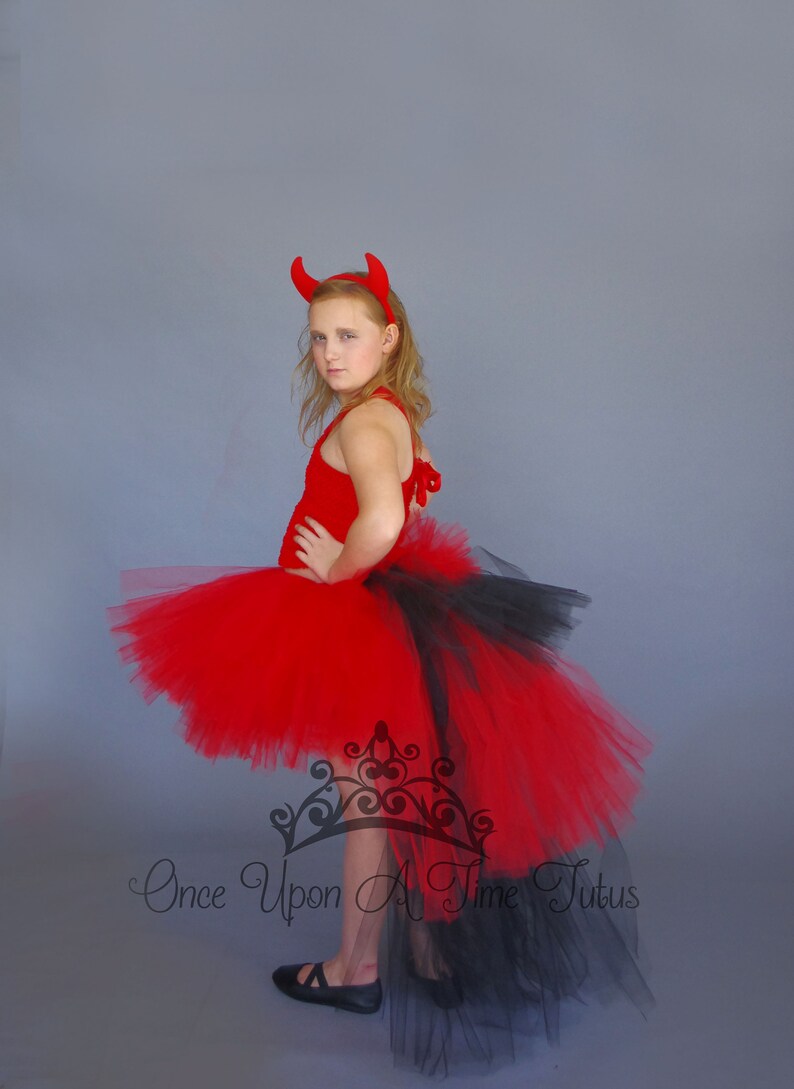 Devil or Angel Bustle Tutu Skirt Halloween Costume Tutu Kids - Etsy