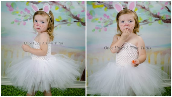 white bunny costume baby