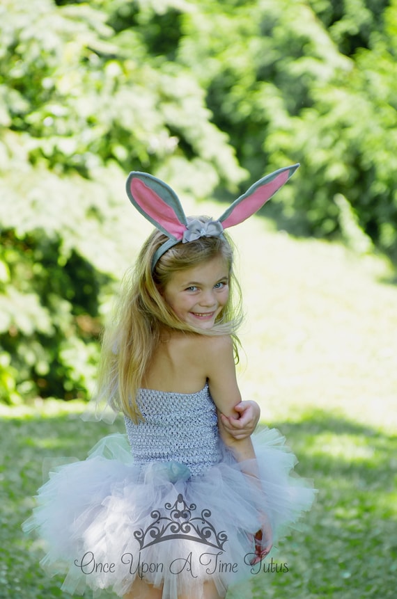 Unique Baby Girls Easter Bunny Tutu Dress - Grey & Pink, Sleeveless Boutique Style (Size 7/XXL) - View #11