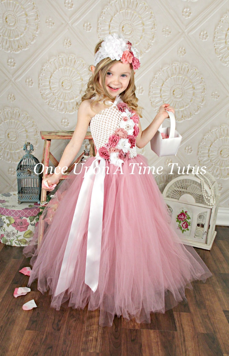 mauve baby girl dress