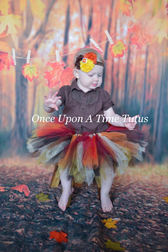 Warm Autumn Colors Fall Tutu All Sizes Baby Girl Newborn 3 Etsy