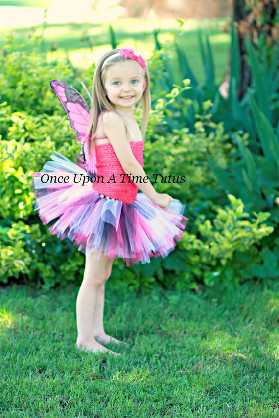 Costume Farfalla rosa per bambina