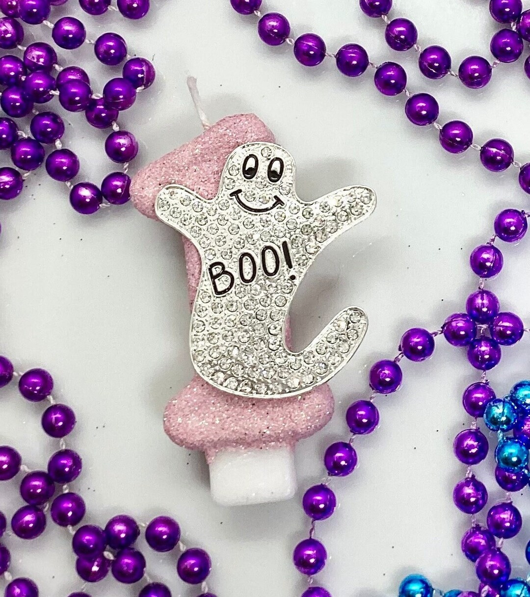 Halloween Birthday Candle, Kids Ghost Party Decor, Spooky Birthday