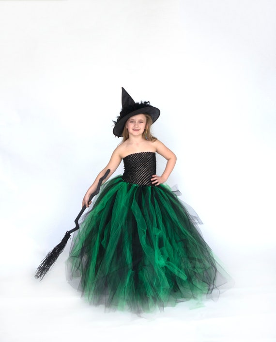 Donna Verde Smeraldo Halloween Strega Costume 