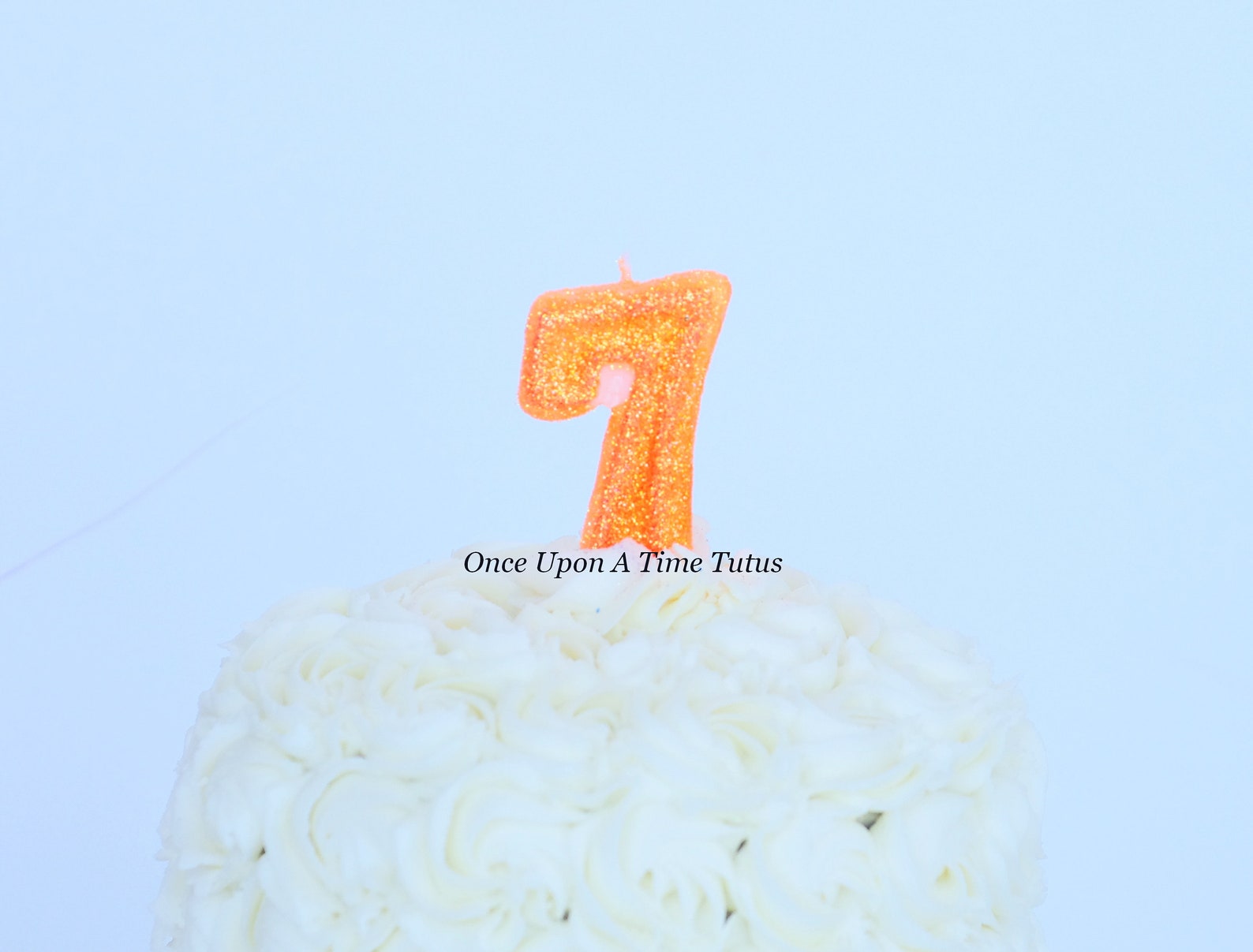 Bright Orange Birthday Candle Orange Party Decorations One Etsy