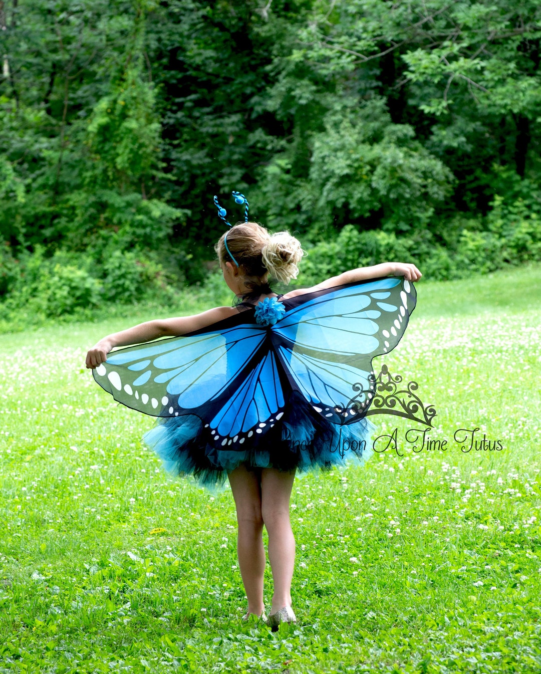 Costume di Halloween da farfalla blu, vestito da farfalla per ragazze,  costume da farfalla per bambini, gonna tutù per adulti, farfalla monarca  per bambini, blu brillante -  Italia