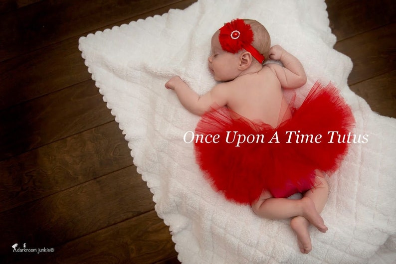 red infant tutu