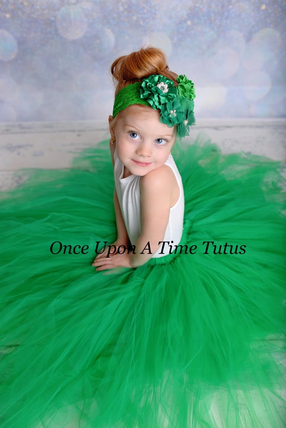Green tutu top for girls