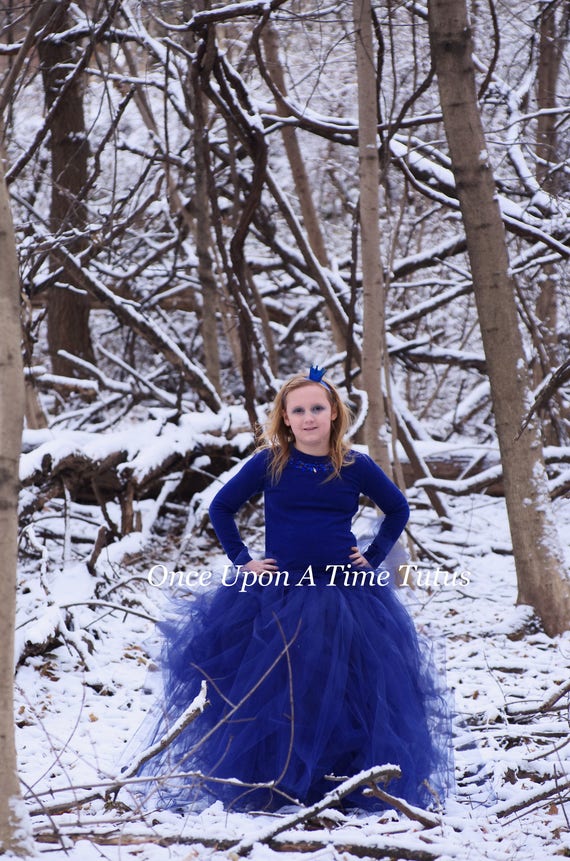 Jupe tulle bleu marine fille hotsell