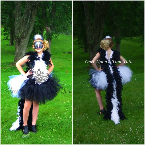 baby girl skunk costume