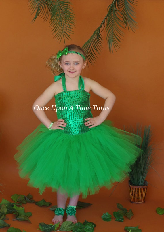 Green Dinosaur Tutu Dress Girls Dinosaur Costume Halloween | Etsy