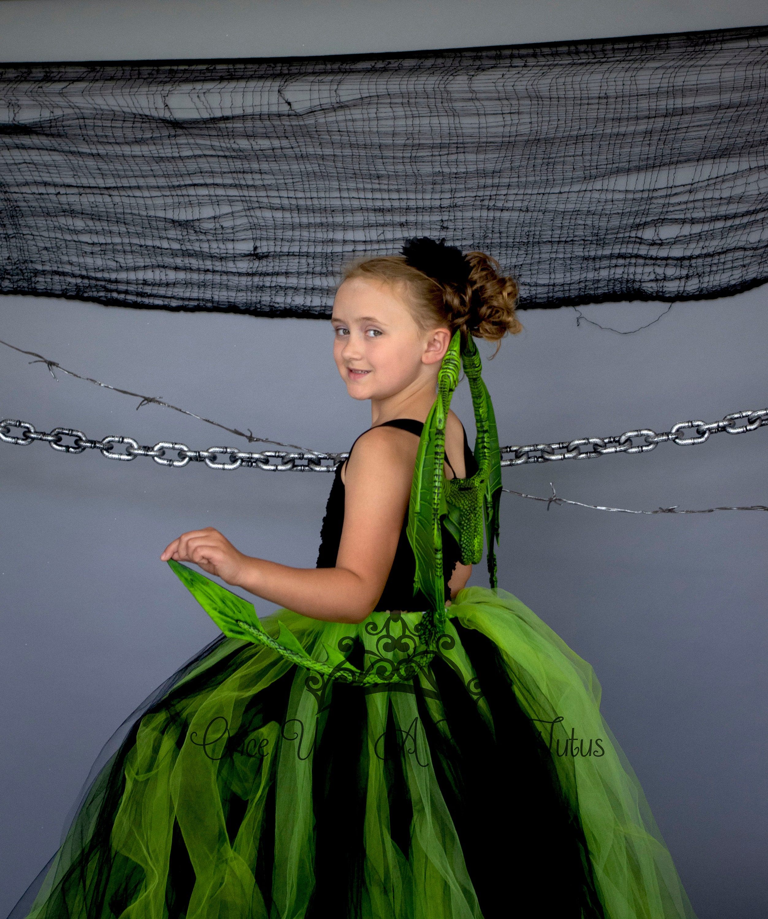 black and green dragon dress House of the Dragon Helaena Targaryen Women Green Dress Party Carnival Halloween Cosplay Costume