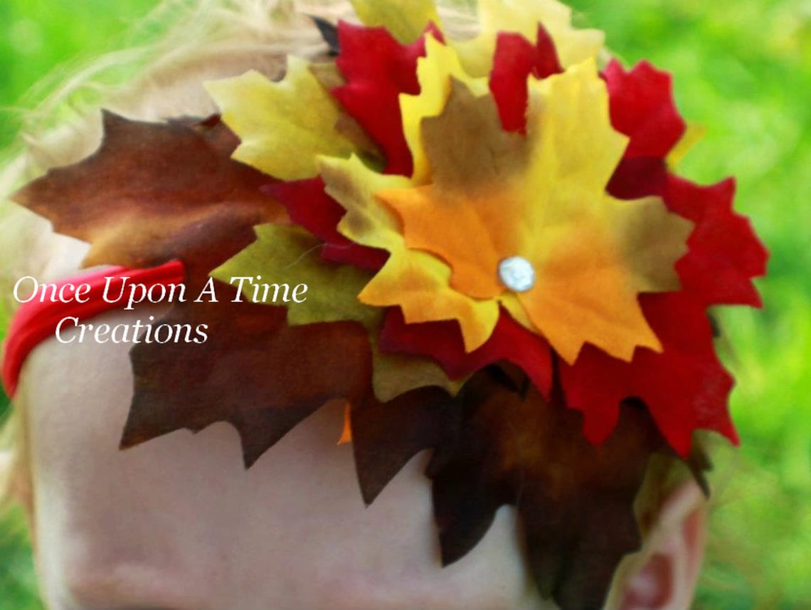 Fall Leaves Headband Autumn Leaf Headband Halloween Costume - Etsy