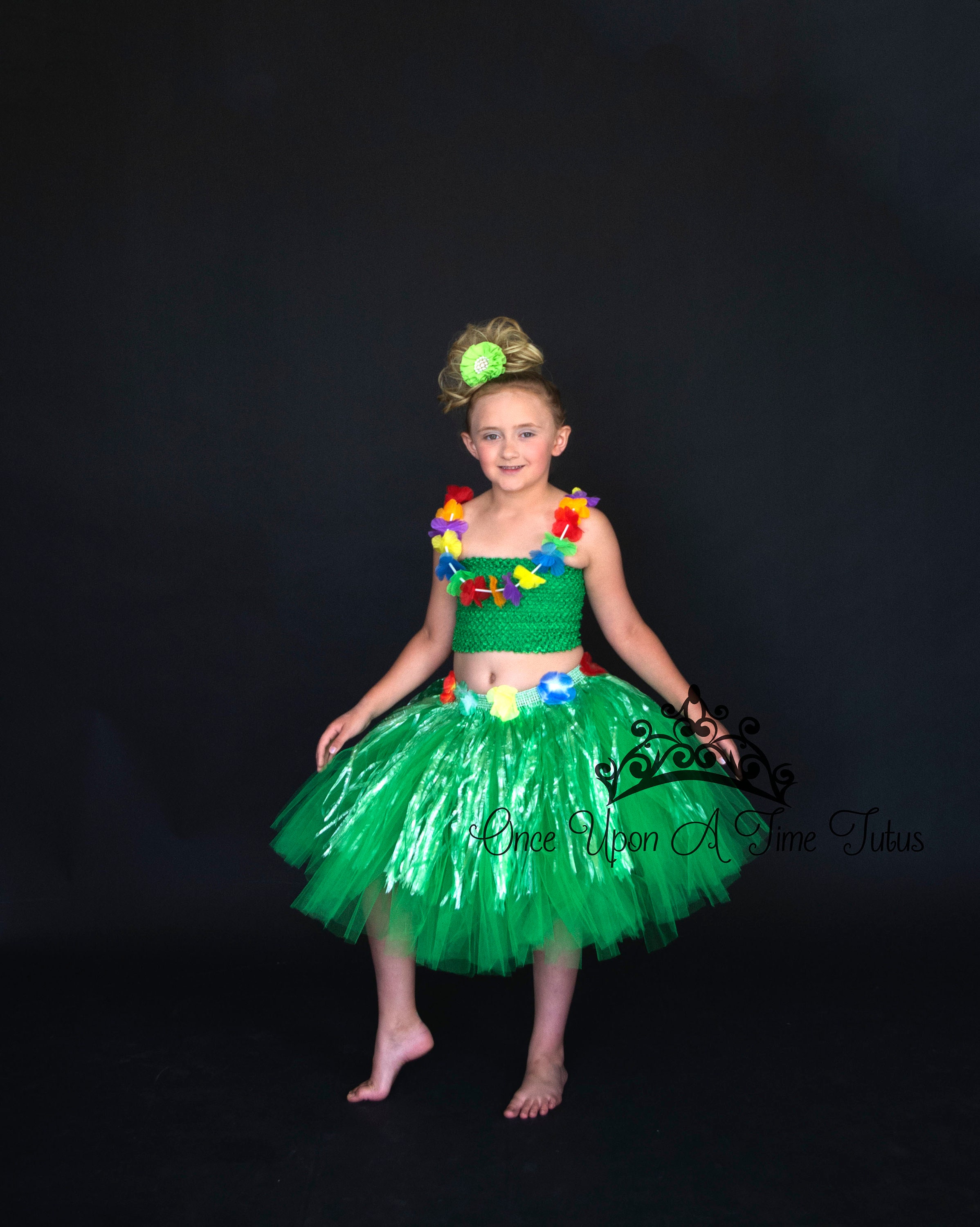 Hula Grass Skirt Cuttable Design