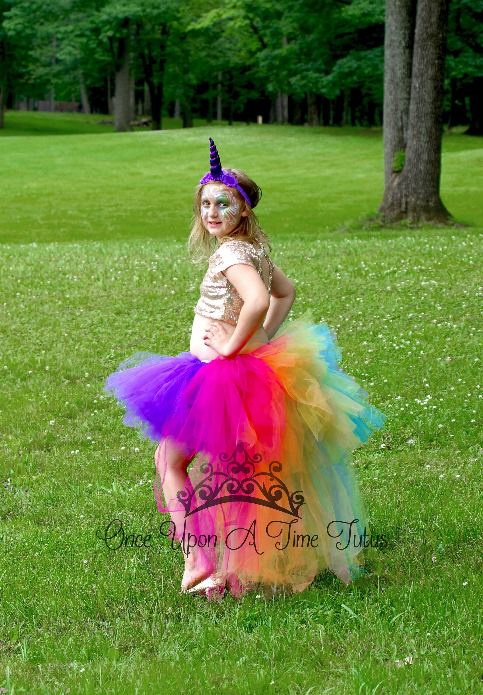 Rainbow Tutu Unicorn Costume Halloween Costume Adult Etsy
