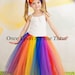 ZTBFHLZQ 4 Pcs Tutu Arc-En-Ciel Femme Déguisement, Jupe Arc En Ciel Arc En Ciel N 771510