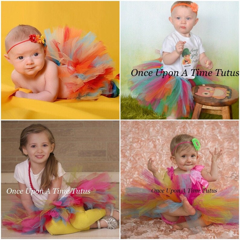 infant rainbow tutu
