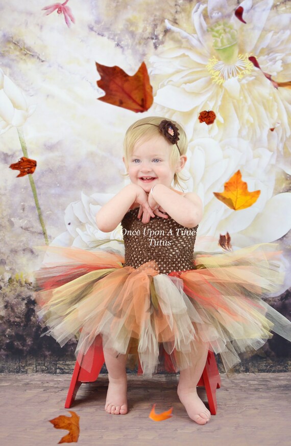 Autumn Turkey Tutu or Dress Infant Baby Girl Photo Prop Fall Etsy