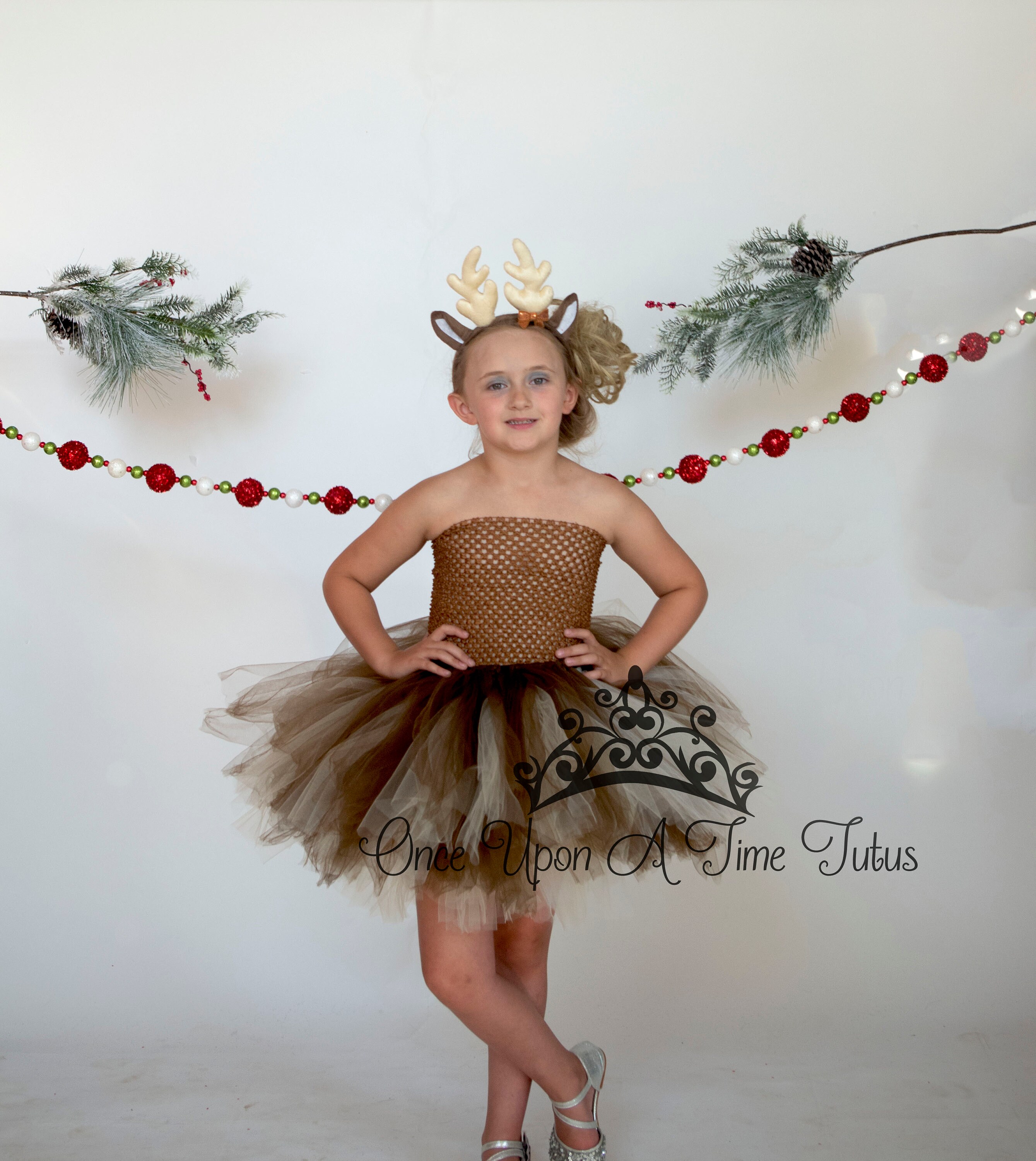 Deer Costume Halloween Costume Kids Animal Costume Baby Girl Tutu Dress Toddler Costume Costumes for Infant Girls Brown Tan Reindeer Etsy