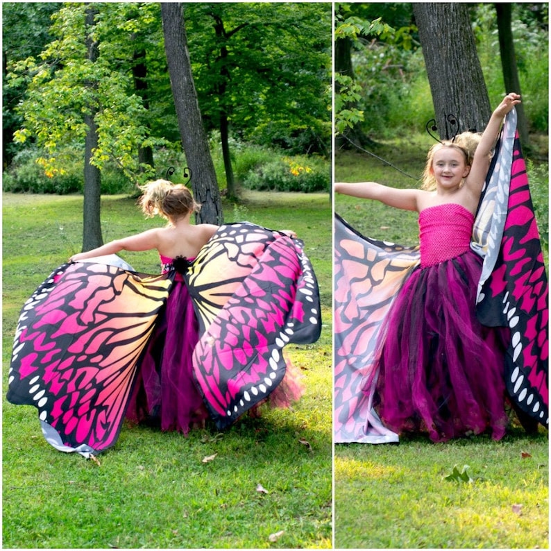 Butterfly Costume Girls Butterfly Dress Toddler Butterfly Etsy