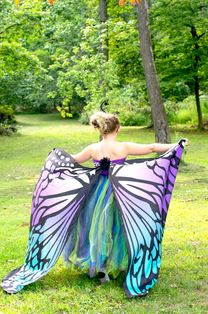 Butterfly Halloween Costume Girls Butterfly Dress Toddler Etsy