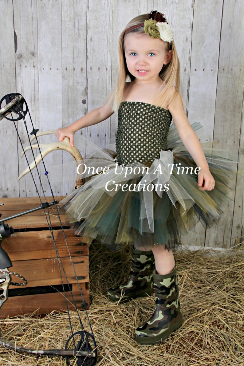 Camouflage Tutu or Dress Girls Sizes Newborn Baby Girls 6 9 Etsy