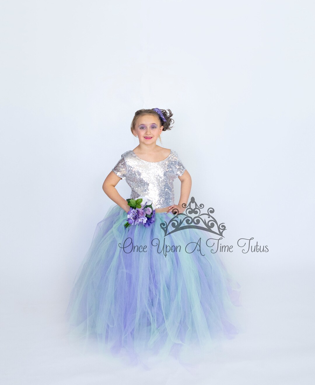 Mint Lavender Tutu Skirt Little Girls Tulle Skirt Kids Tutu Etsy