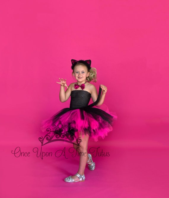 Cat Costume Child Black Pink Cat Costume Child Black Pink